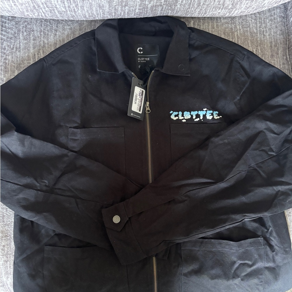 Size - XL CLOT and RIPNDIP collaboration black jacket